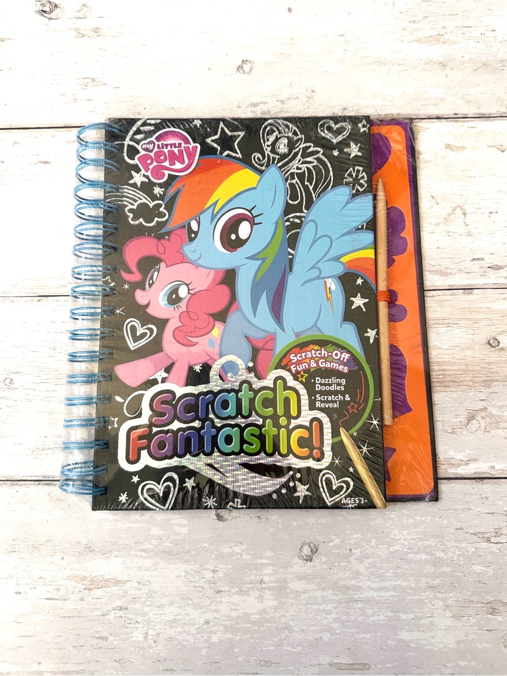 My Little Pony Scratch Fantastic Activity Doodle Pad NEW Plastic Wrapped